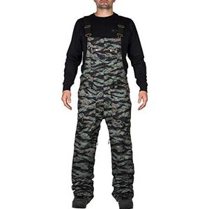 L1 Premium Goods 21 Jumpsuit voor heren, snowboardbroek, waterafstotend, ademend, Tiger Camo, S