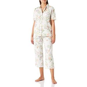 Women' Secret Short Sleeves Masculine pyjama pyjama, Etampado Blanco, S voor dames