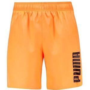 PUMA Swim Men Mid Shorts 1P, Bright Orange, XS