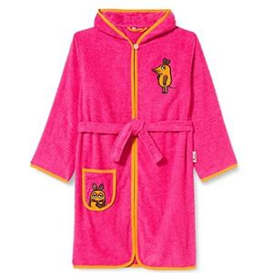 Playshoes Uniseks badjas voor kinderen van badstof, roze, 110-116