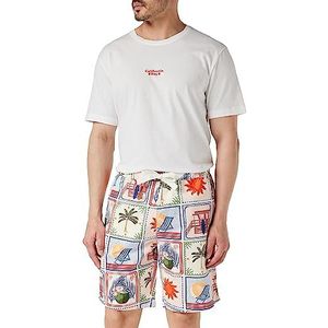 United Colors of Benetton Bermuda 499PU900L Shorts, meerkleurig 76E, XL heren, meerkleurig 76e, XL