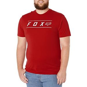 Fox Racing Pinnacle Tech T-shirt met korte mouwen voor heren, vuur-rood, XL