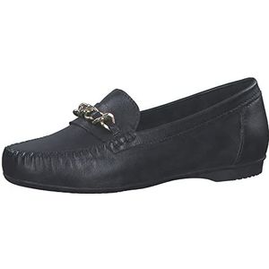 MARCO TOZZI Dames 2-2-2-24202-20 mocassin, zwart, 39 EU