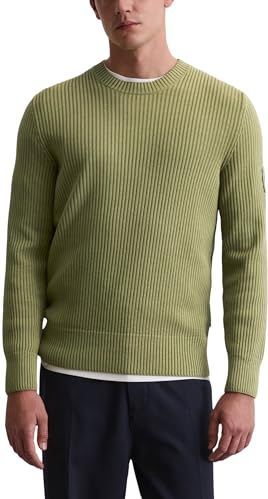 Marc O'Polo - DFB Travel Collection - Gebreide Pullover - Effen - Puur Katoen