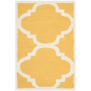 Safavieh gestructureerd tapijt, CAM140, handgetufte wol CAM140 60 x 91 cm Goud/ivoor