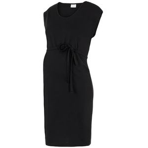 MAMALICIOUS Dames MLJADE S/L sweatjurk jurk, zwart, M, zwart, M