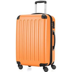 HAUPTSTADTKOFFER - SPREE - Harde koffer, trolleykoffer, uitbreidbare reiskoffer, TSA, 4 wielen, 65 cm, 74 liter, oranje