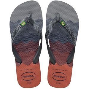 Havaianas Brasil Fresh, teenslippers, uniseks, volwassenen, Staal Grijs Staal Grijs, 34 EU