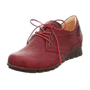 Think! Menscha chroomvrij gelooid, duurzame veterschoenen, 5030 Rosso Combi, 37.5 EU