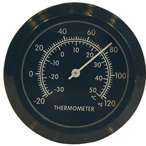Namiba Terra 0710 Mini Thermometer. Analoog, Rond 38 mm, S, Zwart