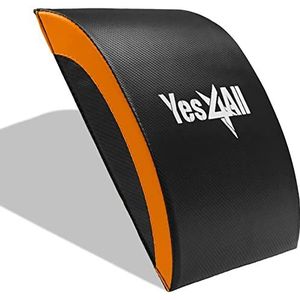 Yes4All Ab Oefenmat/buikspiekje - Sit Up Pad - Buik- & Core Trainer Mat voor Volledige Bewegingsbeweging Ab Workouts, Oranje