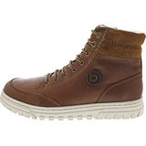 Bugatti - Winterlaarzen - Cognac - Veterboots - Enkellaars - Vrijetijdslaars met Warme Voering