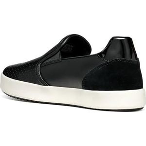 Geox D BLOMIEE B Sneakers voor dames, zwart, 39 EU, zwart, 39 EU
