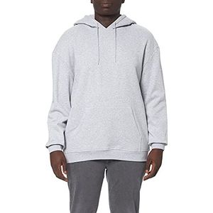 Build Your Brand Heren hoodie basic oversized hoody, capuchon voor mannen verkrijgbaar in vele kleuren, maten XS - 5XL, Heather Grey, L