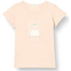 United Colors of Benetton T-shirt voor kinderen., Roze 3 V5, 68 cm