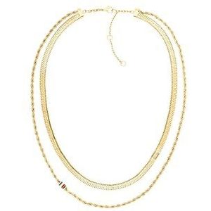 Tommy Hilfiger - Doble Chain - Ketting - Geel Goud - 2780980