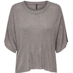 Onltara Ss Rib O-Neck Top Knt, Satellite, XL