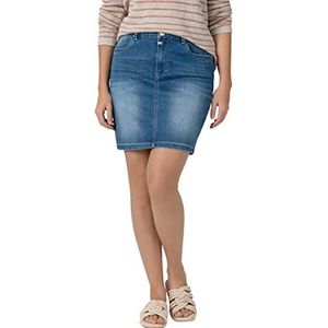 TIMEZONE - Rok 'Mara' - Blauw Denim - Kokerrok - Kort