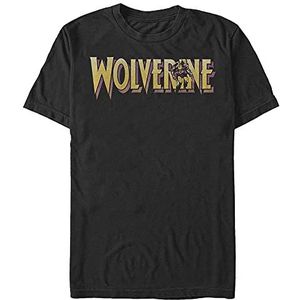Marvel Wolverine T-shirt voor heren, Zwart, S