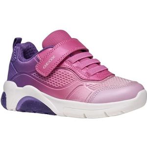 Geox J Fadinlight Girl C, meisjessneakers, paars/fuchsia, 28 EU