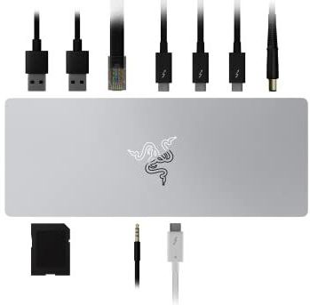Razer - Thunderbolt 4 Dock - Dockings - Dual 4K of Single 8K output - 10 poorten