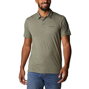 Columbia - Tech Trail Polo - Stone Green - Heren Sportshirt