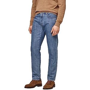 Hackett London Linnen denim jeans voor heren, Denim, 32W / 32L