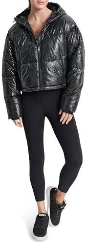 DKNY - Crosswalk-Print - Tussenjas - Zwart