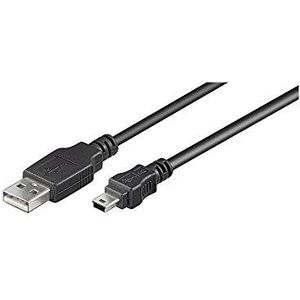 Wentronic 5-polige USB-kabel (A-stekker op B-mini-stekker) 5m