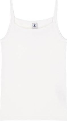 Petit Bateau - Topje met Bandjes - Wit - Katoen