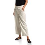 Street One - Damesbroek - Silkstone White - Casual Fit - Hoge Taille - Rechte Pijpen