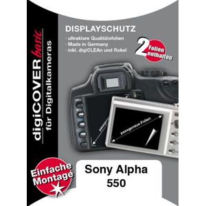 digiCOVER LCD Screen Protection Film voor Sony DSLR-Alpha 550