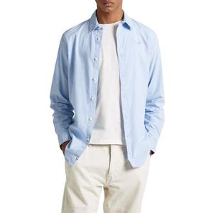 Pepe Jeans Coventry Shirt voor heren, Blauw (Bleach blauw), L