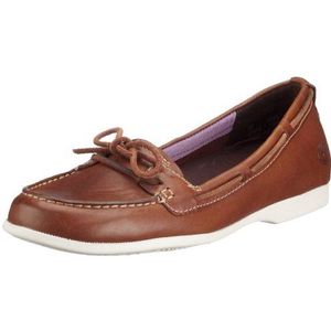 Timberland BENIN BOAT 10679, ballerina's voor dames, Braun Dk Brn Brnsh Dkbrnsh, 41.5 EU