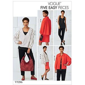 Vogue Misses Top, rok en broek, tissue, meerkleurig, 15 x 0,5 x 22 cm