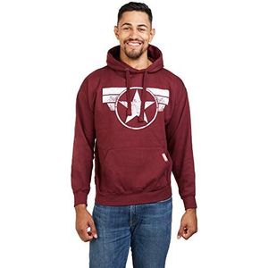 Marvel - Cap Logo T-shirt - Bourgondy Rood