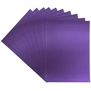 Crafter's Companion Centura Pearl Single Colour 10 Sheet Pack-Deep Paars