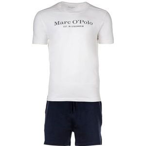 Marc O´Polo Mix & Match Short Pyjama voor heren, pyjamaset, navy/wit, M