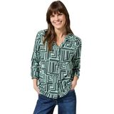 CECIL - Gedessineerd Shirt - 3/4-Mouwen - Zachte Materiaalmix