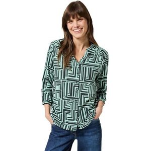 CECIL - Gedessineerd Shirt - 3/4-Mouwen - Zachte Materiaalmix