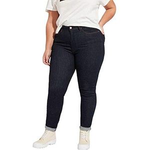 Wrangler Dames Plus Skinny Jeans, blauw (rinsewash)., 44W x 32L