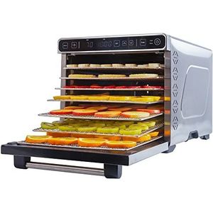 Vita5 PRO 7 Voedseldroger - Droogoven - RVS - 24-Uurs Timer - Led-bedieningspaneel - Dehydrator - 7 Laags