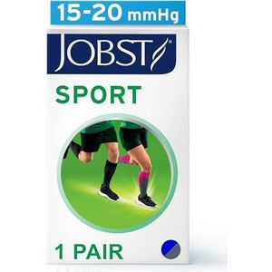 JOBST unisex sport hardloopkousen, koningsblauw, Large