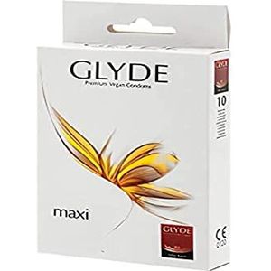 Glyde Maxi Premium Vegan condoom, 10 stuks, 56 mm breedte