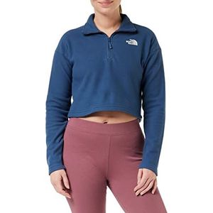 THE NORTH FACE Glacier Cropped Sweatshirt Shady Blue S