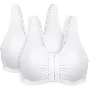 Bestform Dames Casual Value #5006014 BH, wit (2 stuks), 105, wit (2 stuks)., 105