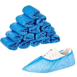 Kinbontop Disposable Shoe Covers, Waterproof and Dustproof (200-Pack)
