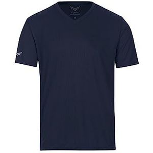 Trigema Heren T-shirt, blauw (navy 046), 3XL