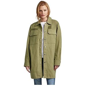G-Star Raw Oversized overhemden voor dames, Groen (Smoke Olive D23023-c838-b212), S