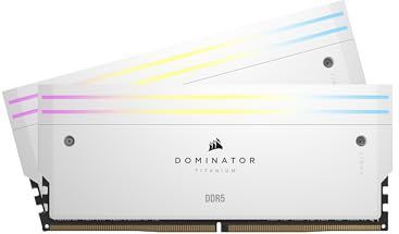 Corsair - Dominator Titanium - RAM - Wit - 2 x 16GB - 7000 MHz - DDR5 - DIMM 288 pin